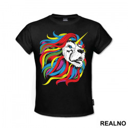 Lion With A Unicorn Horn - Zivotinje - Majica