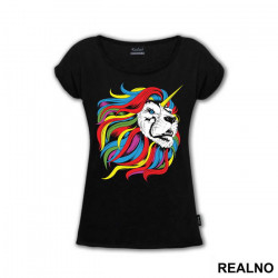 Lion With A Unicorn Horn - Zivotinje - Majica