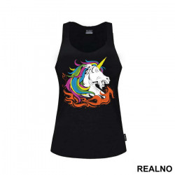 Breathing Fire - Unicorn - Jednorog - Majica