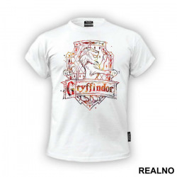 Gryffindor Crest Color Splash - Harry Potter - Majica