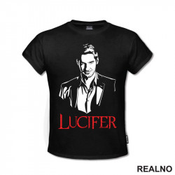 Portrait Lucifer - White And Red - Majica