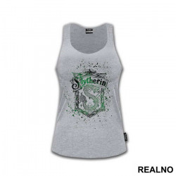 Slytherin Crest Color Splash - Harry Potter - Majica