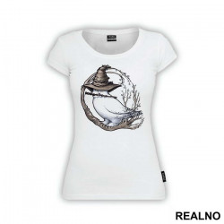 Owl With A Wand - Harry Potter - Majica