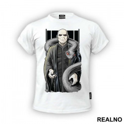 Voldemort With A Wand And A Snake - Harry Potter - Majica