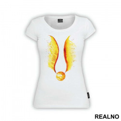 The Golden Snitch Watercolor - Harry Potter - Majica