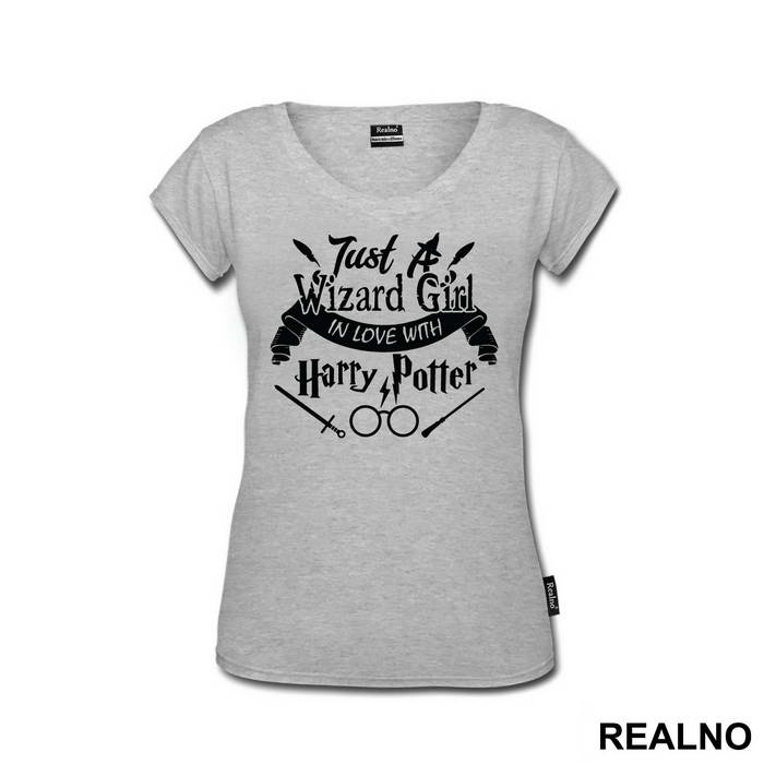 Just A Wizard Girl In Love With - Harry Potter - Majica