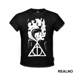 Hallows And Stag Patronus - Harry Potter - Majica