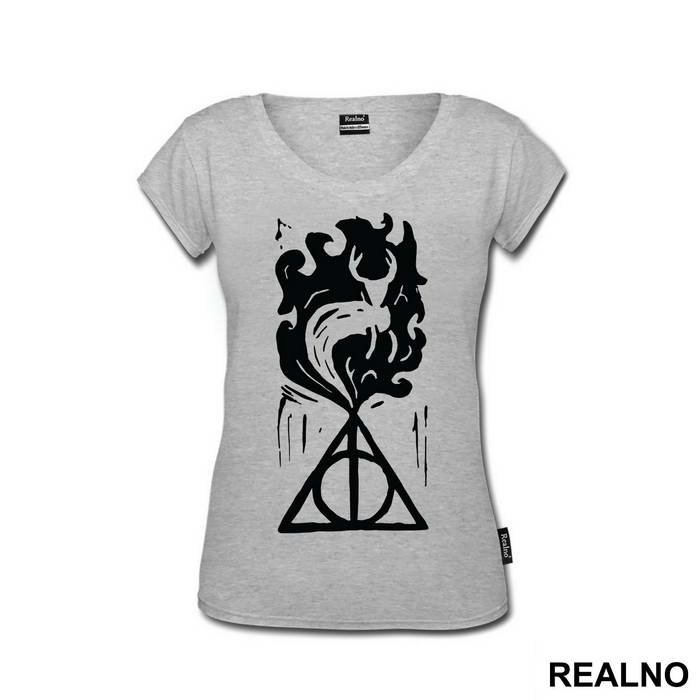 Hallows And Stag Patronus - Harry Potter - Majica