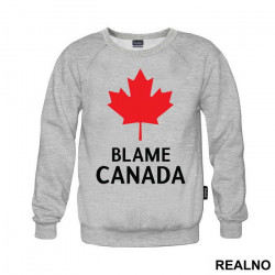 OUTLET - Sivi duks bez kapuljače muški model veličine L - South Park