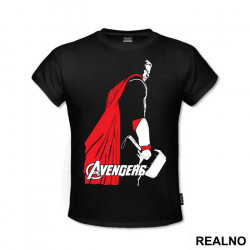 Avengers Holding Mjolnir - Thor - Majica Avengers Holding Mjolnir - Thor - Majica