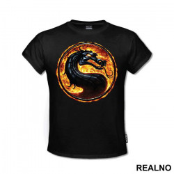 Fire Logo - Mortal Kombat - Majica