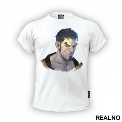 Jarek Portrait Illustration - Mortal Kombat - Majica