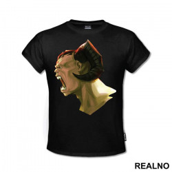 Motaro Portrait Illustration - Mortal Kombat - Majica