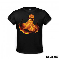 Blaze Portrait Illustration - Mortal Kombat - Majica