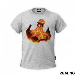 Blaze Portrait Illustration - Mortal Kombat - Majica
