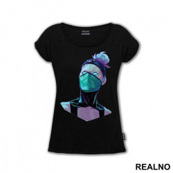 Khameleon Portrait Illustration - Mortal Kombat - Majica