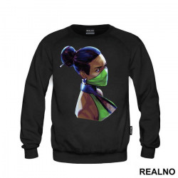 Jade Portrait Illustration - Mortal Kombat - Duks