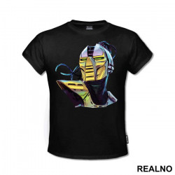 Cyrax Portrait Illustration - Mortal Kombat - Majica