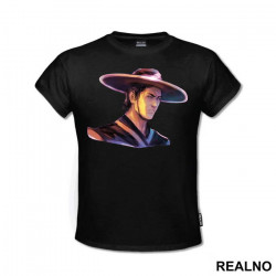 Kung Lao Portrait Illustration - Mortal Kombat - Majica