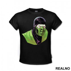Reptile Portrait Illustration - Mortal Kombat - Majica Reptile Portrait Illustration - Mortal Kombat - Majica