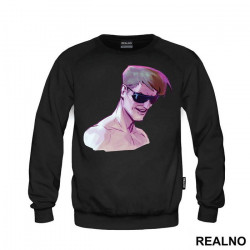 Johnny Cage Portrait Illustration - Mortal Kombat - Duks