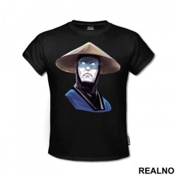 Raiden Portrait Illustration - Mortal Kombat - Majica