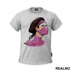 Mileena Portrait Illustration - Mortal Kombat - Majica