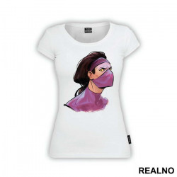 Mileena Portrait Illustration - Mortal Kombat - Majica