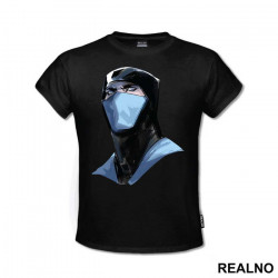 Sub Zero Portrait Illustration - Mortal Kombat - Majica Sub Zero Portrait Illustration - Mortal Kombat - Majica