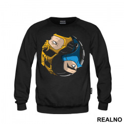 Scorpion And Sub Zero Yin Yang - Mortal Kombat - Duks Scorpion And Sub Zero Yin Yang - Mortal Kombat - Duks