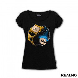Scorpion And Sub Zero Yin Yang - Mortal Kombat - Majica Scorpion And Sub Zero Yin Yang - Mortal Kombat - Majica