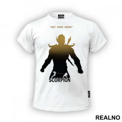 Scorpion Get Over Here - Mortal Kombat - Majica Scorpion Get Over Here - Mortal Kombat - Majica