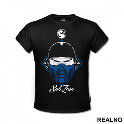 Sub Zero Head Illustration - Mortal Kombat - Majica Sub Zero Head Illustration - Mortal Kombat - Majica