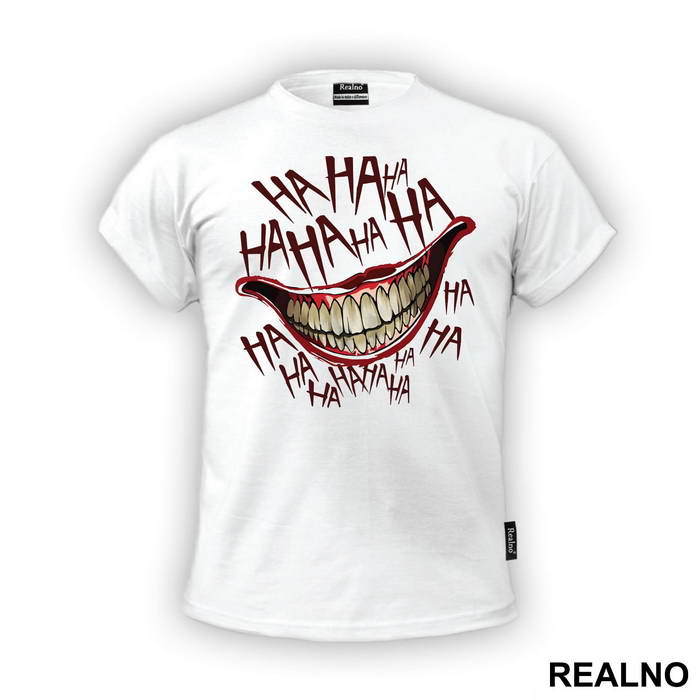 Red Laugh HAHAHA - Joker - Majica