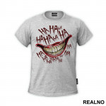 Red Laugh HAHAHA - Joker - Majica