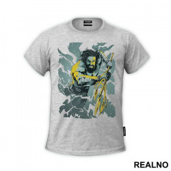 Arthur Curry Fighting - Aquaman - Majica Arthur Curry Fighting - Aquaman - Majica
