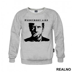 Everybody Lies House Face - House - Duks