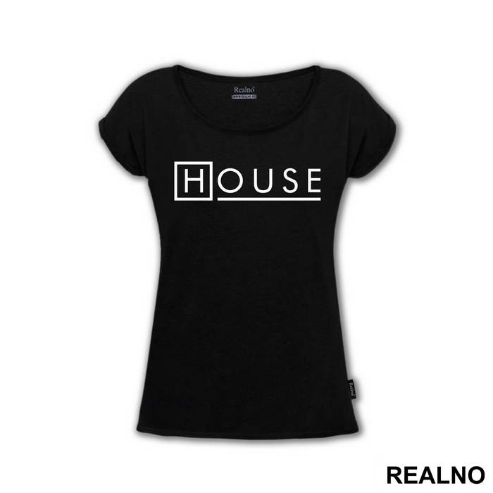 OUTLET - Crna ženska majica veličine L - House