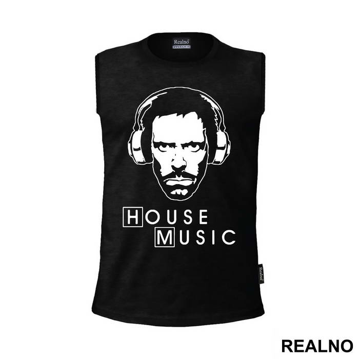 Music Headphones - House - Majica
