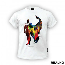 Color Silhouette - Superman - Majica