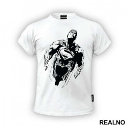 Flying Illustration - Superman - Majica