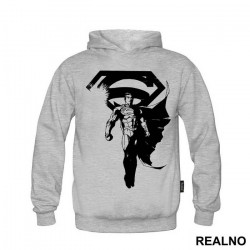 In front of Sun Illustration - Superman - Duks