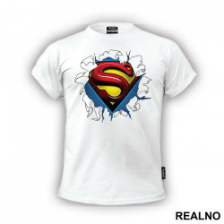Logo Shirt Rip - Superman - Majica