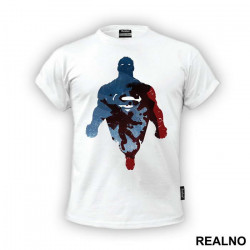 Blue And Red Silhouette - Superman - Majica