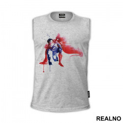 Paint Splash Laser Eyes - Superman - Majica