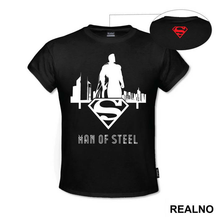 Man Of Steel City Silhouette - Superman - Majica