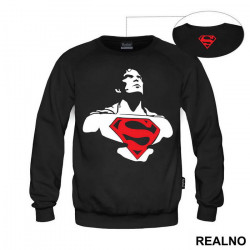 Looking Up Red Logo - Superman - Duks
