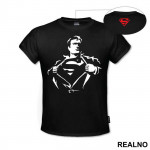 Shirt Rip Illustration - Superman - Majica