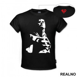 Man Of Steel Looking Down - Superman - Majica