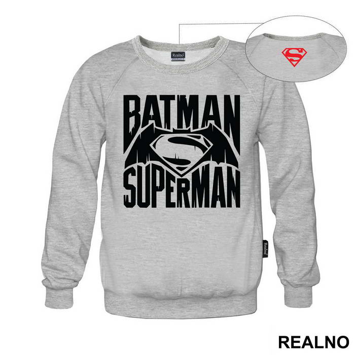 Batman Vs Text Logo - Superman - Duks